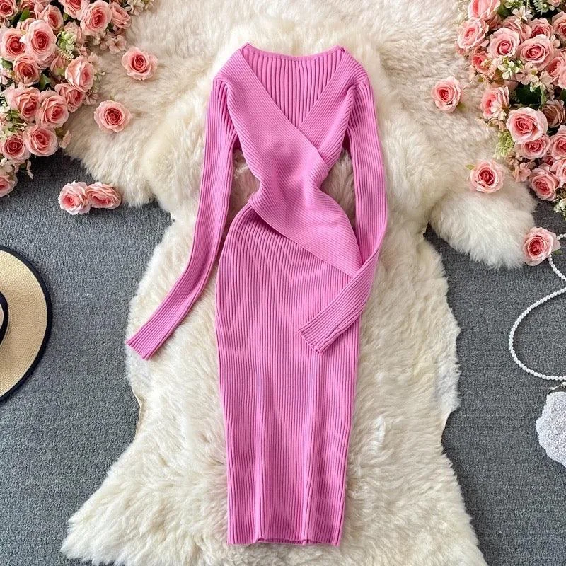 Street Fashion Bellery Statement Knit Dress