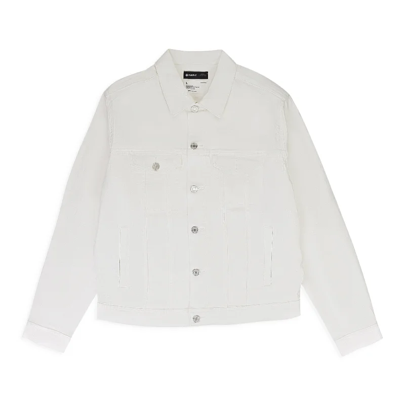 Casual Knitwear FILM MONOGRAM JACQUARD TRUCKER White DENIM JACKETS