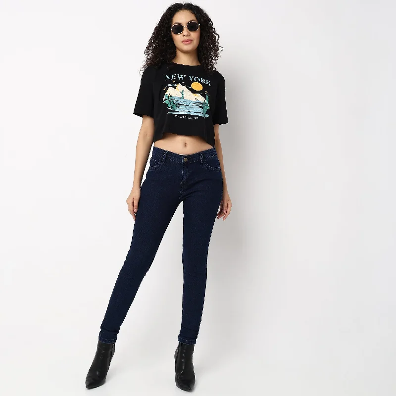 Exquisite Details Skinny Fit Jeans