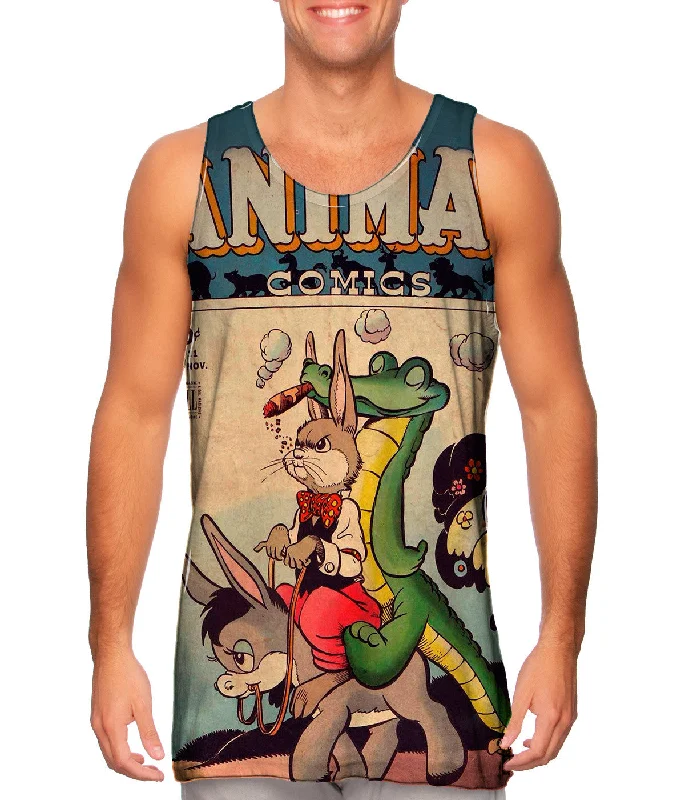 Fashion Wear Donkey Ride Comic Retro
