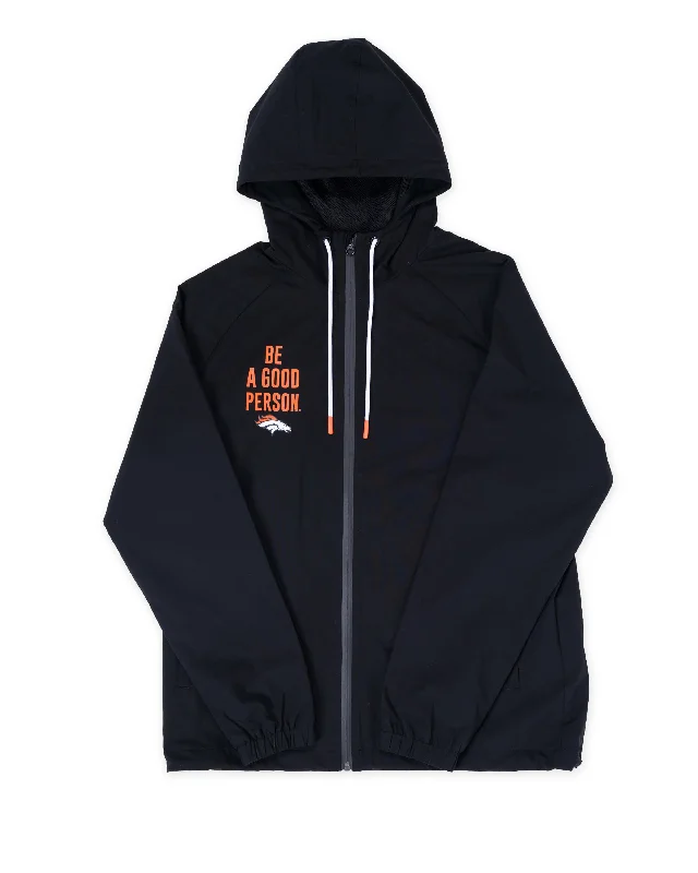 Cool Comfort Broncos Blackout Windbreaker