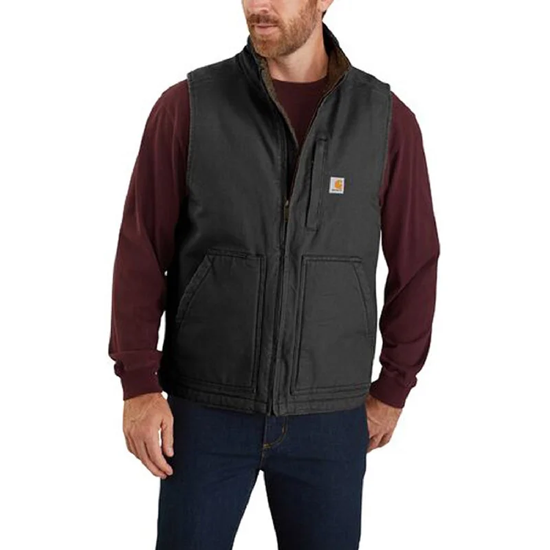 Lightweight Gear Carhartt Men's Washed Duck Mock Neck Vest
