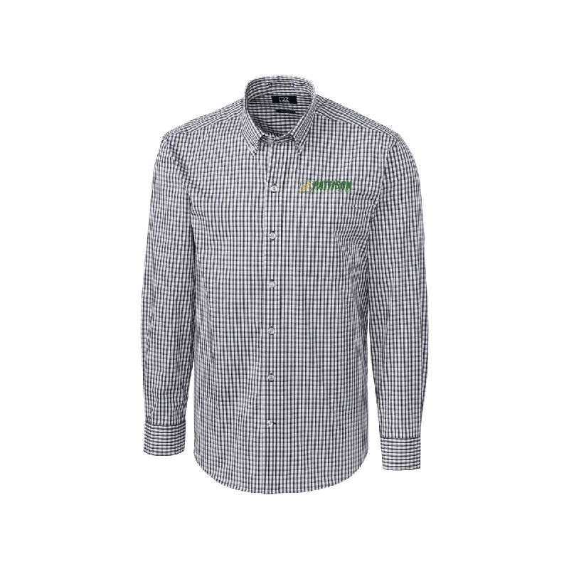 Parkas Style Men's Easy Care Stretch Gingham Check Shirt