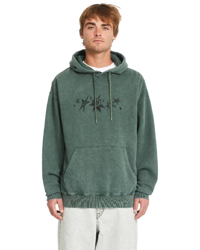 Street Style Volcom Ent Pullover Hoodie in Alpine