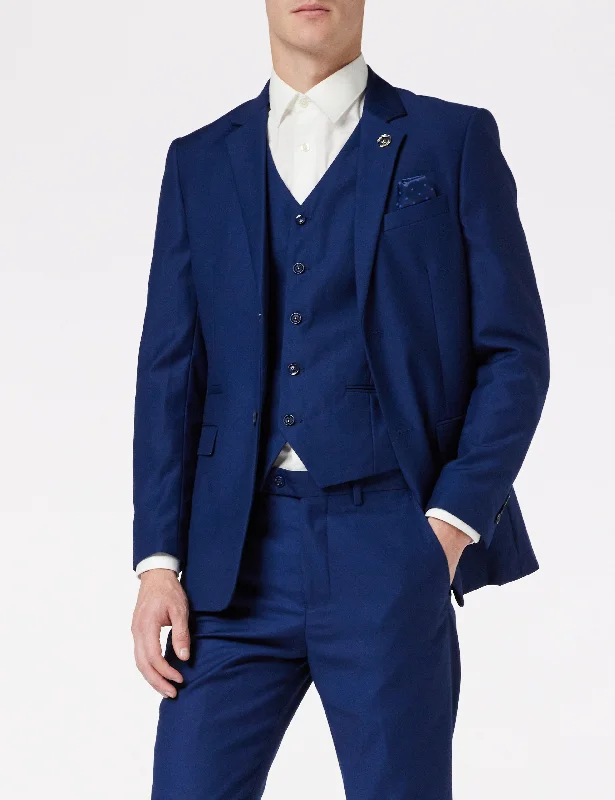 Street Tees JROSS - NAVY FORMAL JACKET & WAISTCOAT