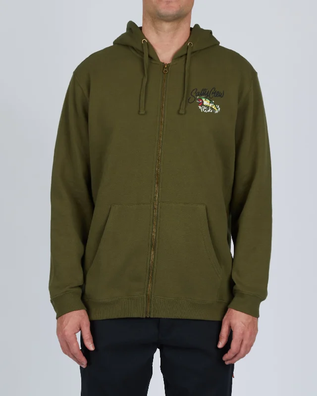 Everyday Wear Castoff Zip Fleece - Army