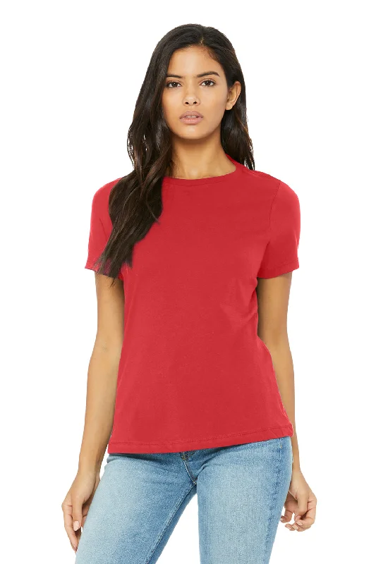 Fashion Must-have Bella + Canvas Womens Short Sleeve Crewneck T-Shirt - Red