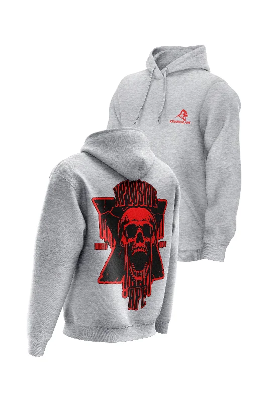 Luxury Comfort XAPE Screamer Hoodie - Sports Grey