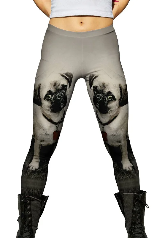 Personal Design Vintage Wood Pug