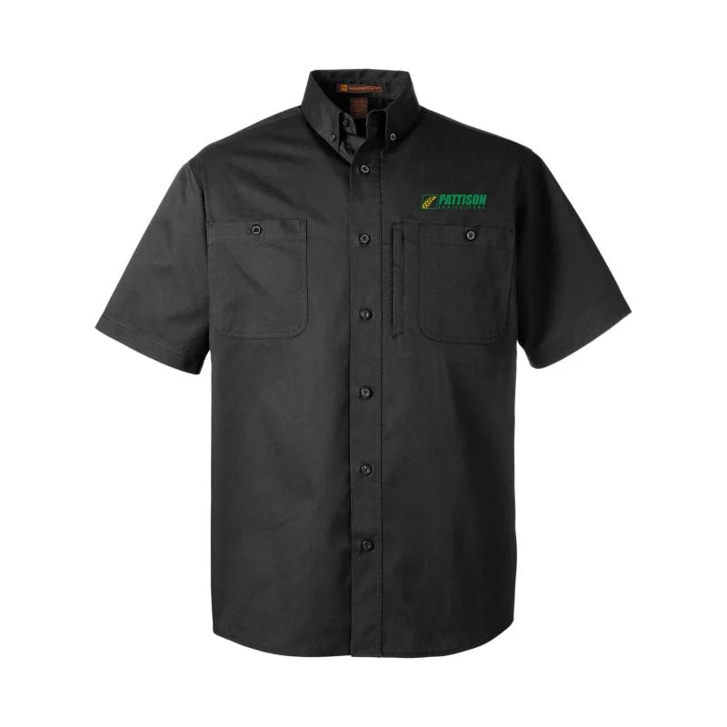 Weekend Outfits Men's Harriton Advantage IL Short Sleeve Work Shirt