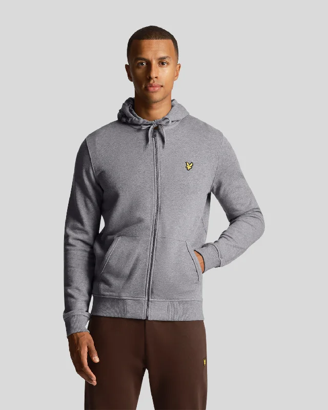 Active Wear Zip Through Hoodie