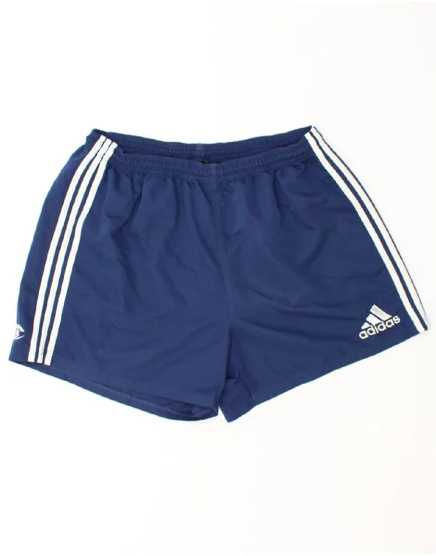 Summer Tees ADIDAS Mens Sport Shorts UK 46 XL  Navy Blue Polyester