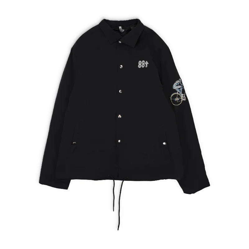 Essential Wardrobe 88 RISING X SORYAMA DIGITAL ROBOT FACE BLACK COACH JACKET