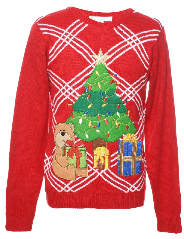 Relaxed Wear Festive Gifts Christmas Jumper - S