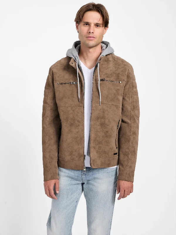 Premium Outfits Maxton Faux-Suede Jacket