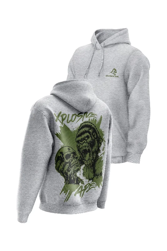Techwear Fashion XAPE Prey Hoodie - Sports Grey