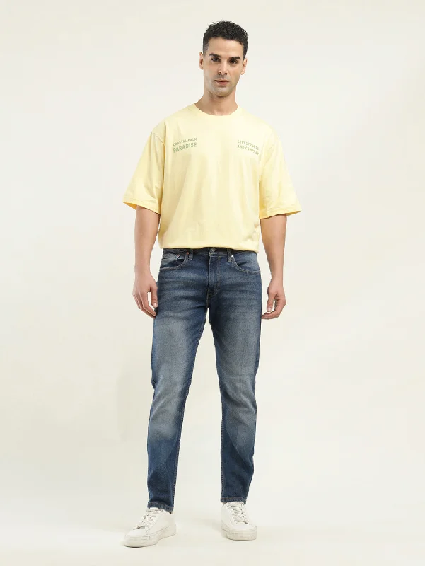 Tech Jackets Men's 512 Slim Tapered Fit Indigo Jeans