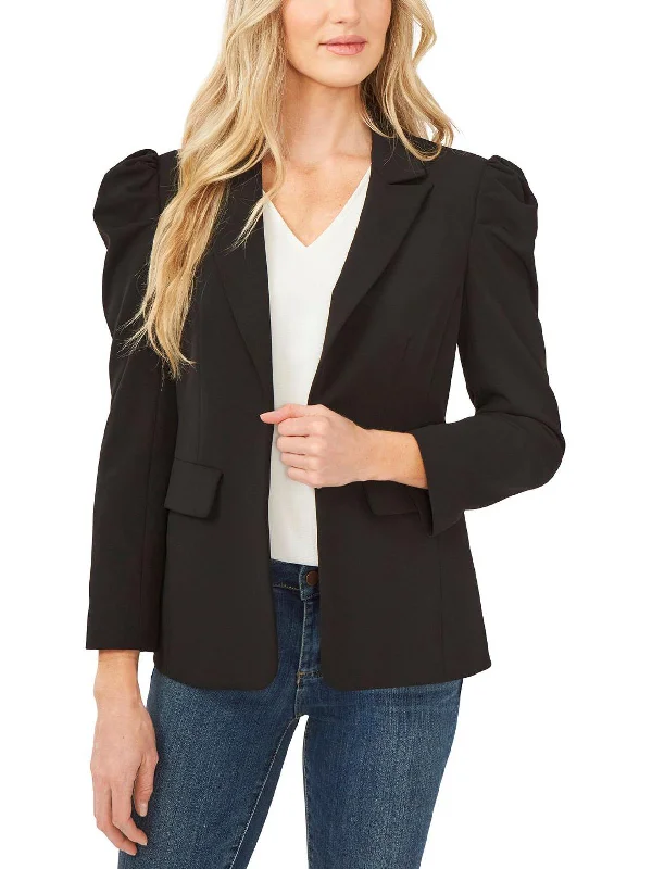 Personalized Outfit Womens Puff Sleeve Dressy Open Front