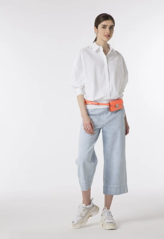 Casual Chinos Light Denim Culottes