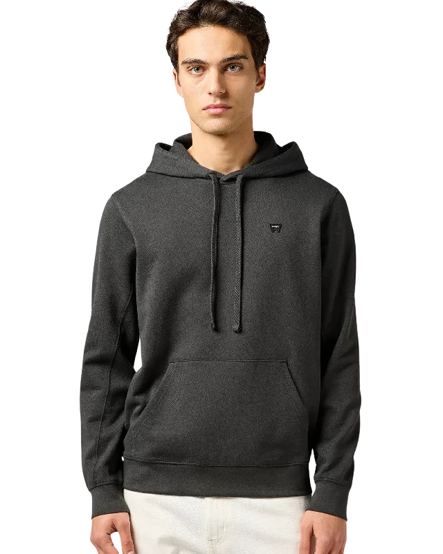 Comfortable Pants Sign Off Hoodie in Faded Black
