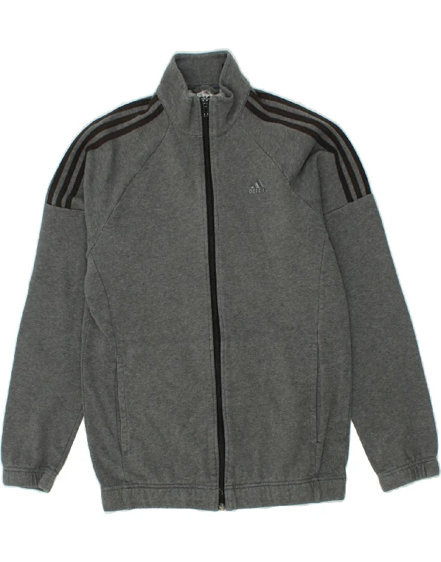 Modern Backpacks ADIDAS Mens Tracksuit Top Jacket UK 38/40 Medium Grey Cotton