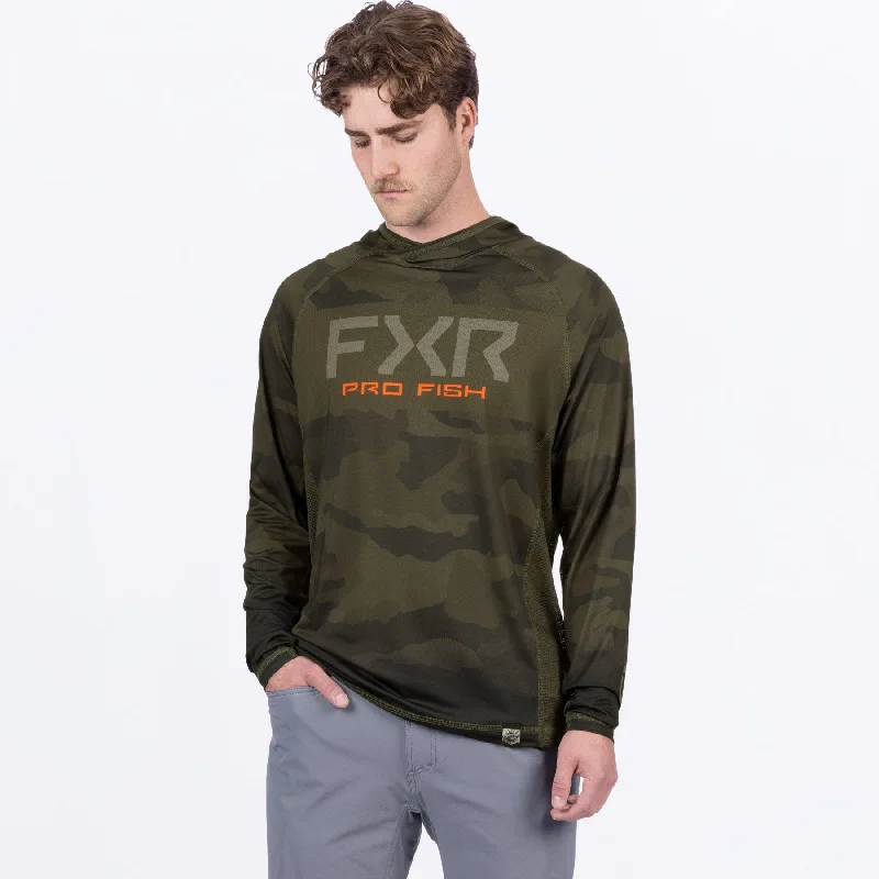Soft Fabrics Men's Derby Camo Air UPF Pullover Hoodie