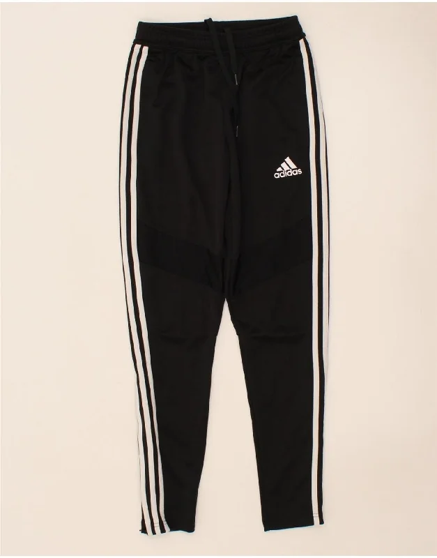 Casual Comfort ADIDAS Mens Tracksuit Trousers XS  Black Polyester