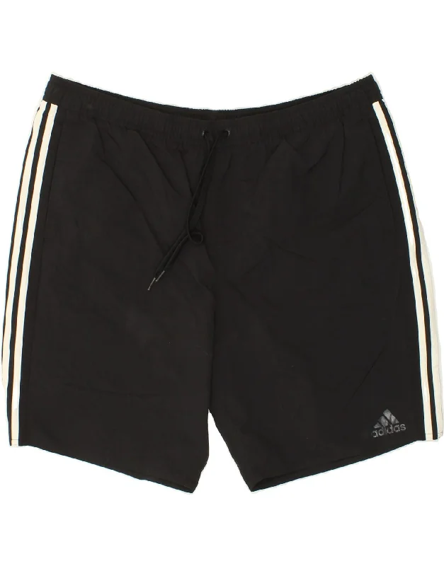 Long Trench Coats ADIDAS Mens Sport Shorts 2XL Black