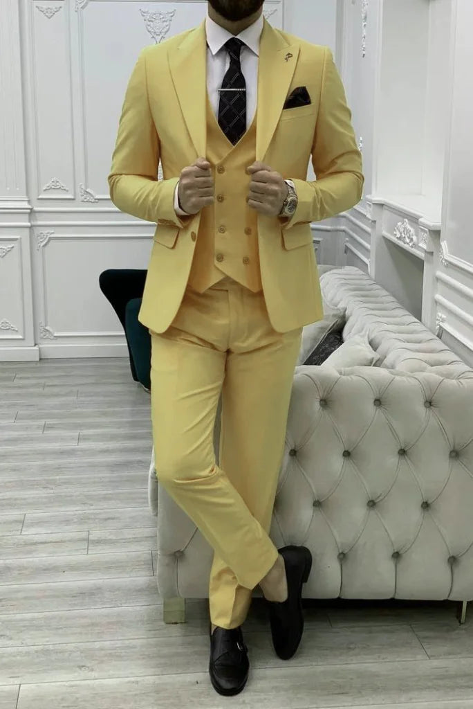 Statement Shoes Men Yellow Suit Three Piece Suit Beach Wedding Suit Slim Fit Suit Dinner Suit Groomsmen Bespoke Tailoring Statement Shoes Men Yellow Suit Three Piece Suit Beach Wedding Suit Slim Fit Suit Dinner Suit Groomsmen Bespoke Tailoring