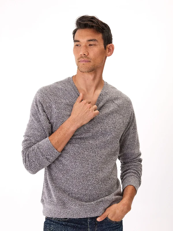 Casual Boots Triblend Long Sleeve Raglan Sweatshirt