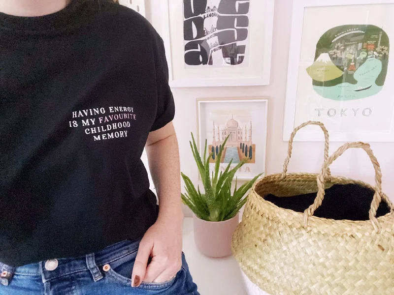 Personalized Wear Having Energy Is My Favourite Childhood Memory - Unisex T-Shirt