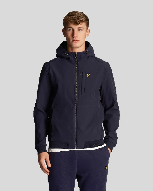Relaxed Wear Fleece Lined Softshell Jacket