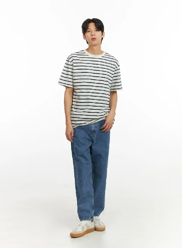 All-Day Wear Men's Casual Straight Jeans IU405