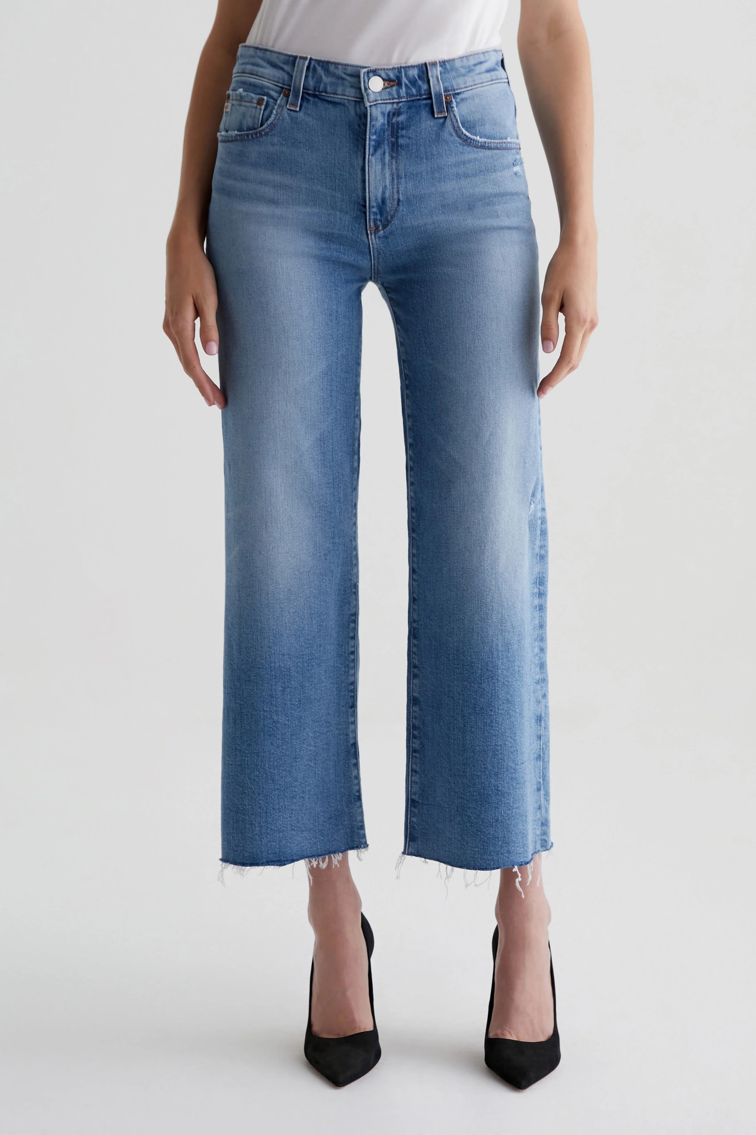 Sporty Wardrobe AG Jeans Saige Wide Leg Crop