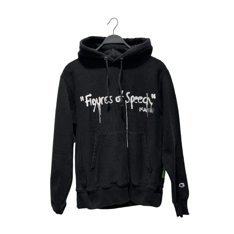 Simple Styles FIGURES OF SPEECH by VIRGIL ABLOH/Hoodie/M/Cotton/BLK/