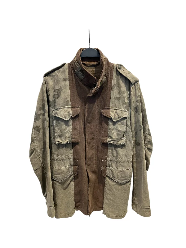 Cozy Fit MIHARA YASUHIRO/Jacket/M/Denim/GRN/Camouflage/SPILT RECONSTRUCTED M-65