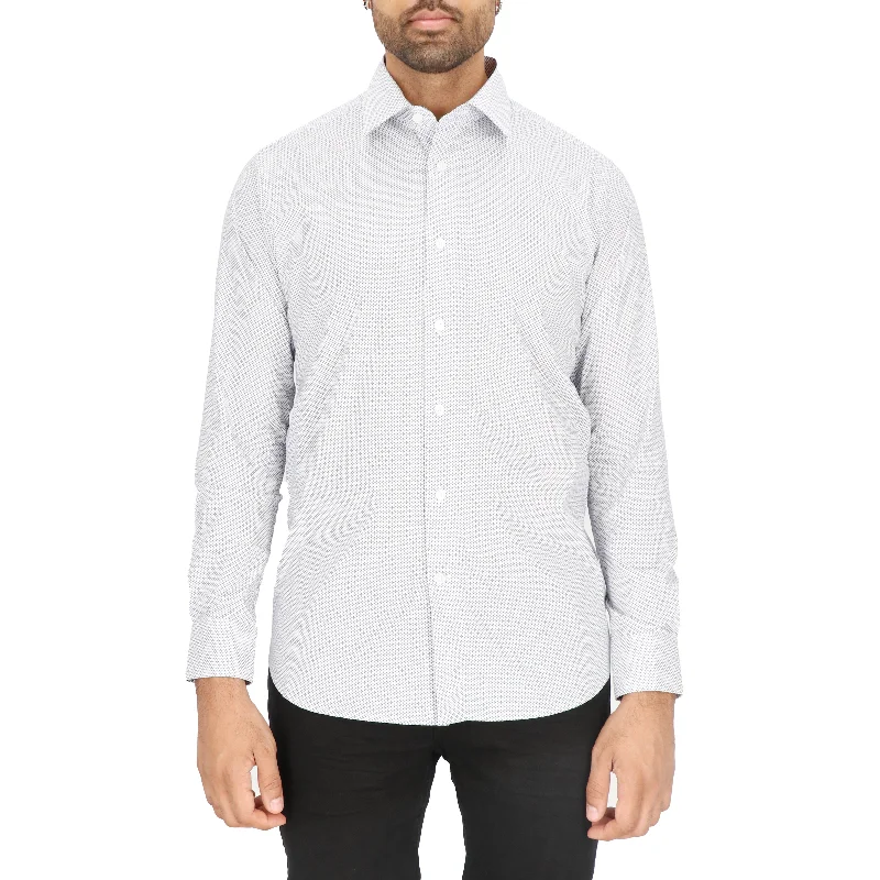 Casual Knitwear Scotch & Soda Mens White Dress Shirt
