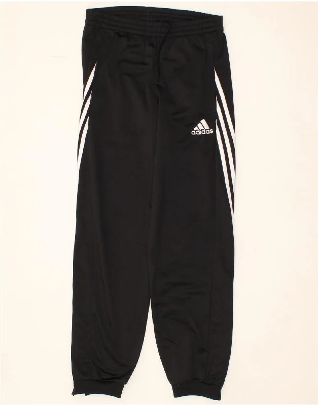 All-Purpose Wear ADIDAS Mens Tracksuit Trousers Joggers Small Black Polyester