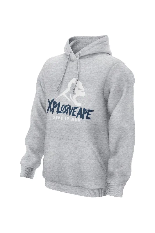 Sporty Chic XAPE Primal Roar Hoodie - Sports Grey