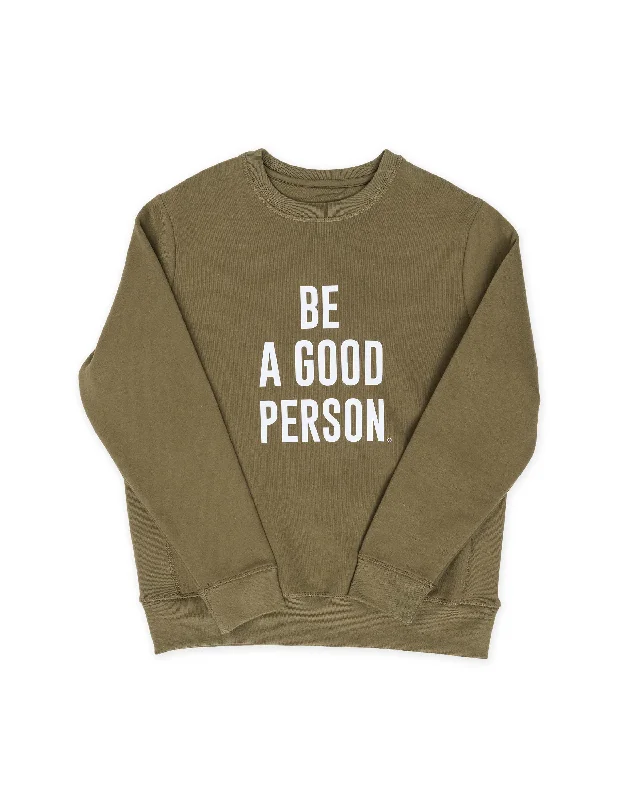 Soft Fabrics Signature Crewneck - Olive
