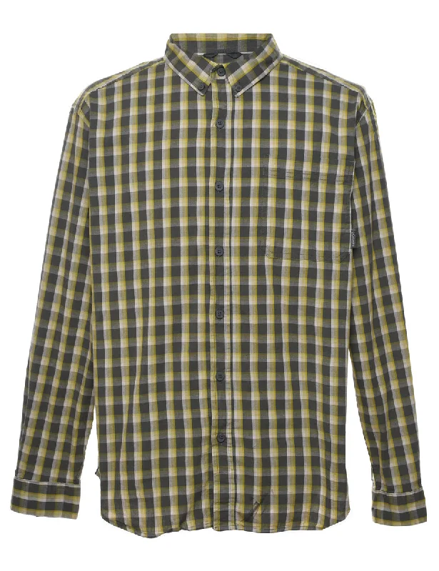 Premium Fabric Columbia Gingham Checked Shirt - L