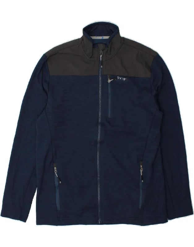 Everyday Wear ORVIS Mens Tracksuit Top Jacket Small Navy Blue Polyester