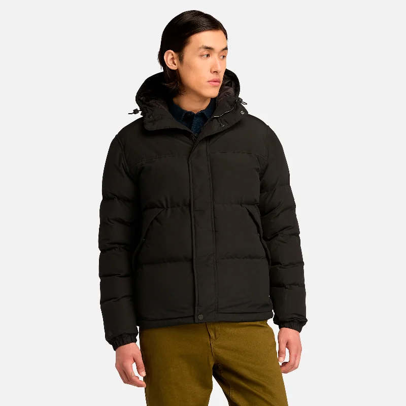 Casual Chic Men's Puffer Hooded Jacket