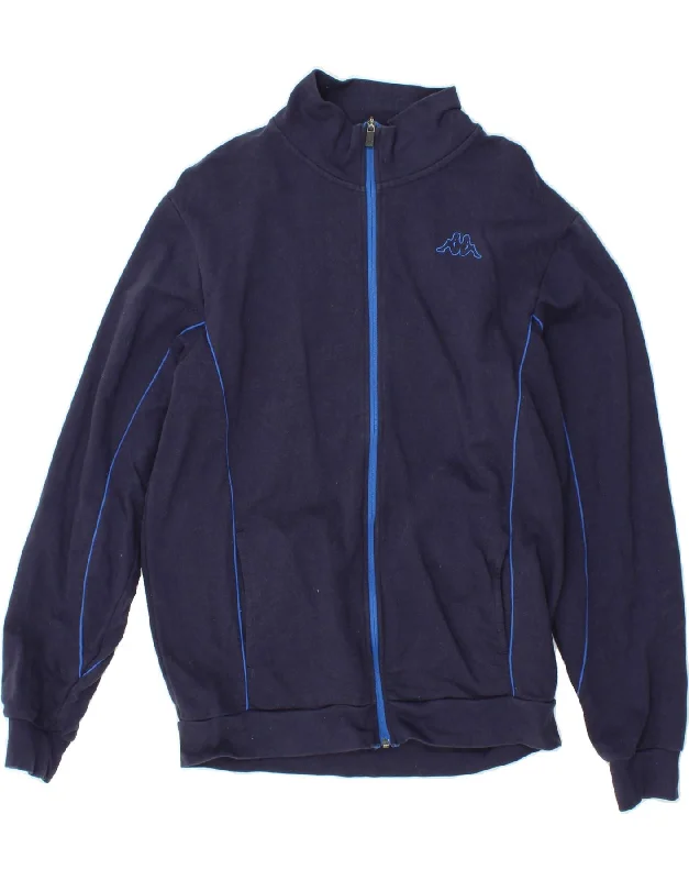 Classic Jackets KAPPA Mens Tracksuit Top Jacket XL Navy Blue