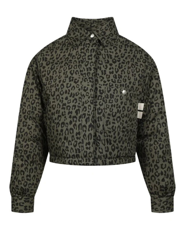 Fashion Must-have Leopard Camo Puffer