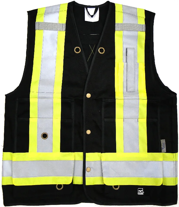 Effortless Comfort Viking Men's Open Road® Surveyor Class 1 Hi-Vis 8 Pocket Vest