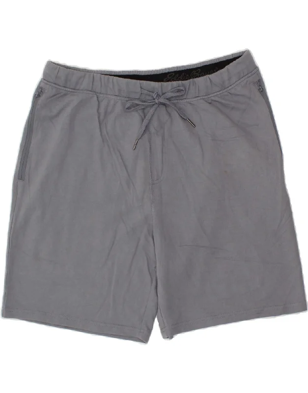 Lounge Wear EDDIE BAUER Mens Sport Shorts XL Grey Cotton