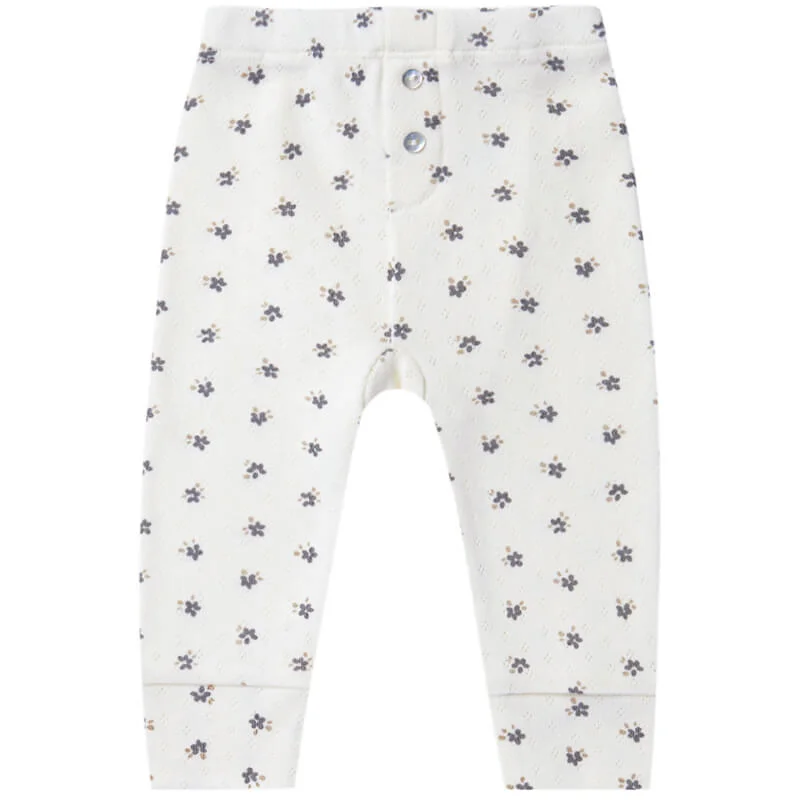 Must-have For Autumn And Winter Pointelle Leggings in Ivory by Quincy Mae - Last One In Stock - 0-3 Months Must-have For Autumn And Winter Pointelle Leggings in Ivory by Quincy Mae - Last One In Stock - 0-3 Months
