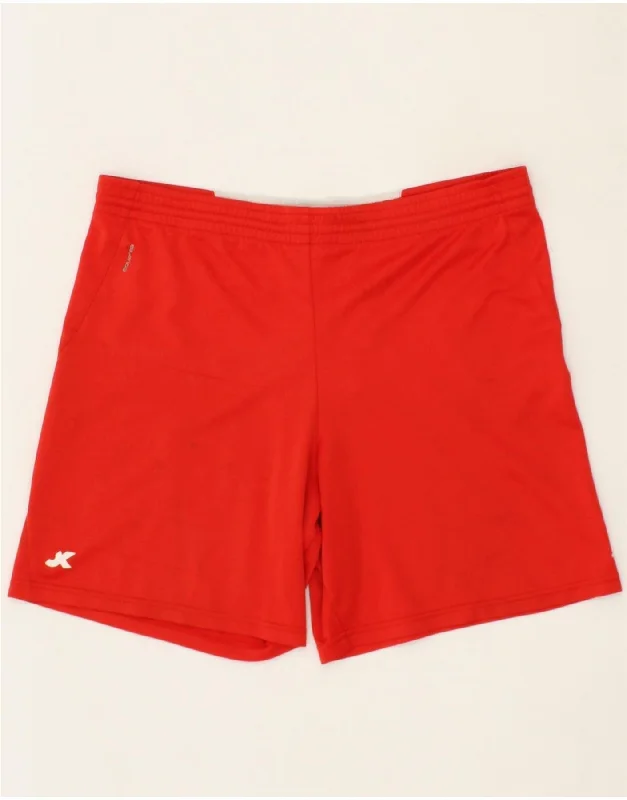 Rugged Jackets VINTAGE Mens Sport Shorts Small Red Colourblock Polyester