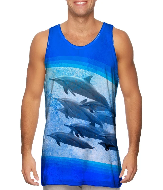 Retro Prints Dolphin 003